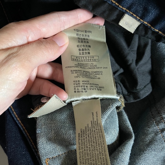 Burberry Brit Skinny Low Rise Jeans - Men's Size 33*32 - Blue - Picture 11 of 12